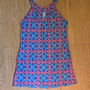 Spunkwear Charleston Anchor Print Leisure Dress/Bathing Suit Cover-Up